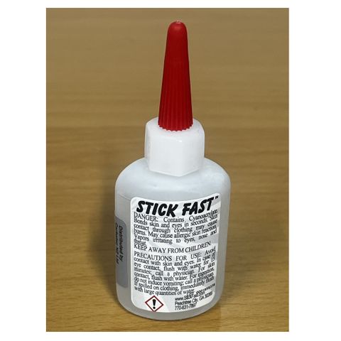 Stickfast CA Glue - Thin viscosity 1oz (30mL)