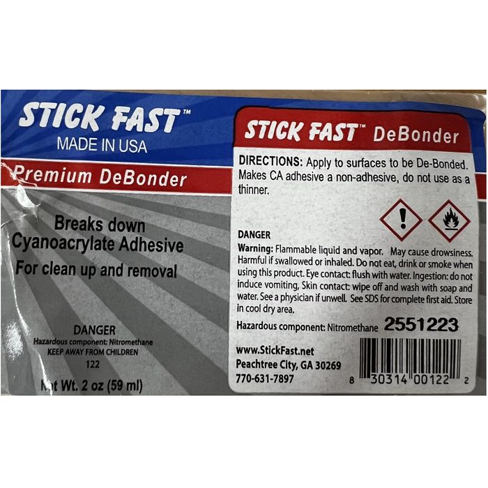 Stickfast CA Premium DeBonder 2oz (60mL)