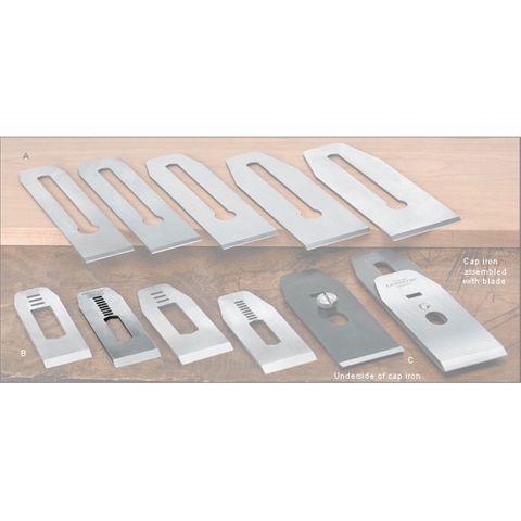 Veritas® Blades made for Stanley/Record Block Planes - 35mm with 7/16" slot