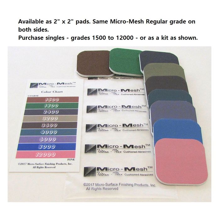 Micro-Mesh® Soft Touch Pad 2" x 2" Variety 9 Pack