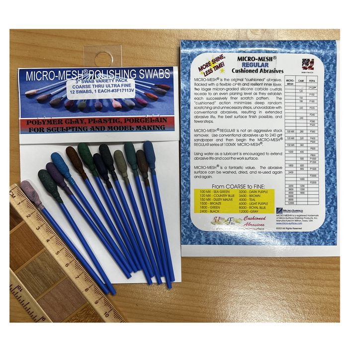 Micro-Mesh® Polishing Swabs 3" - set of 12