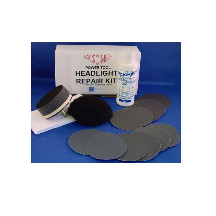 Micro-Mesh® Acrylic Headlight Drill Kit