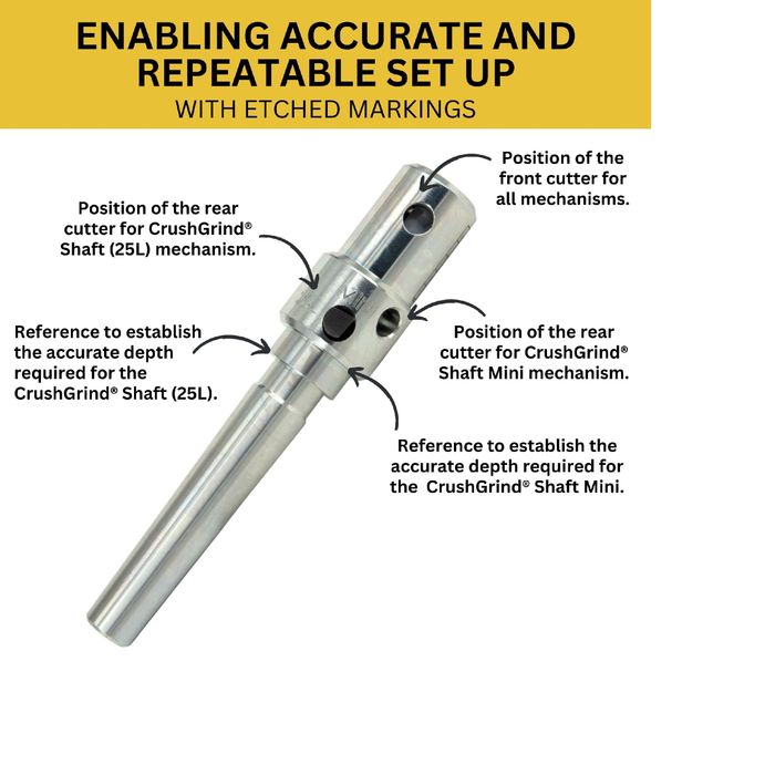 Woodcut Mill Drill Universal - used for CrushGrind