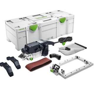 Festool BS 75mm Belt Sander in Systainer with Sanding Frame Set