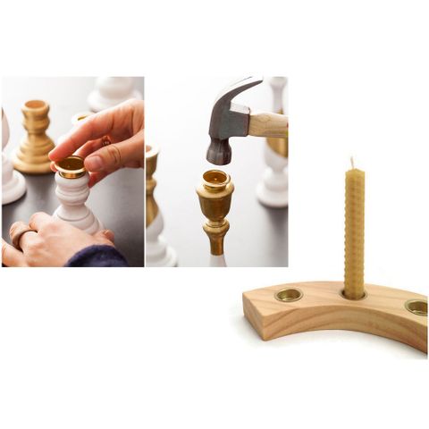 Gold Candle Cups - 5 pack