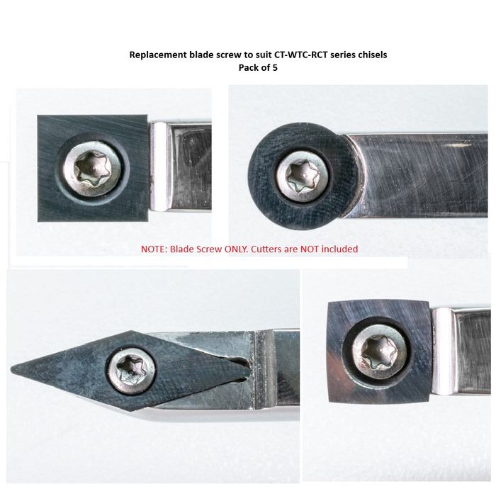 Blade screw to suit CT-WTC-RCT series chisels (pk 5)