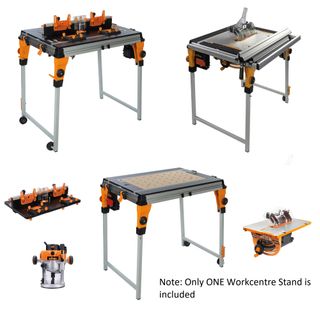 Triton TWX7 with Saw Module, Clamping Table, Router Table and TRA001B Router