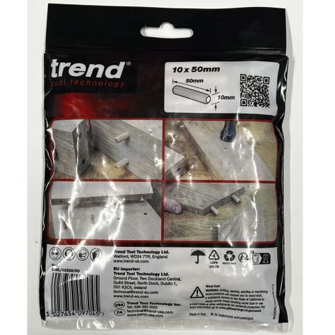 Trend Dowel 10mm x 50mm pack of 50