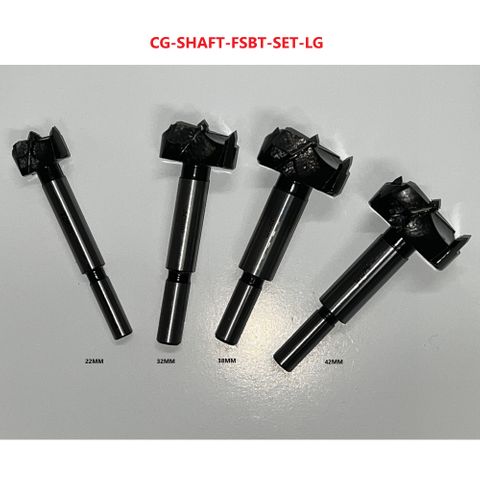 Large CrushGrind "Shaft" & "Wood" Tungsten Carbide FSB Set