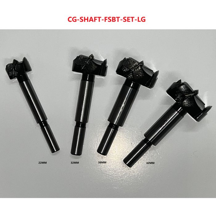 Large CrushGrind "Shaft" & "Wood" Tungsten Carbide FSB Set