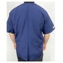 Blue Short Sleeve Woodturning Jacket Size XXXL