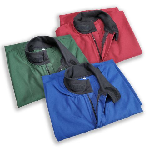 Blue Short Sleeve Woodturning Jacket Size XXXL