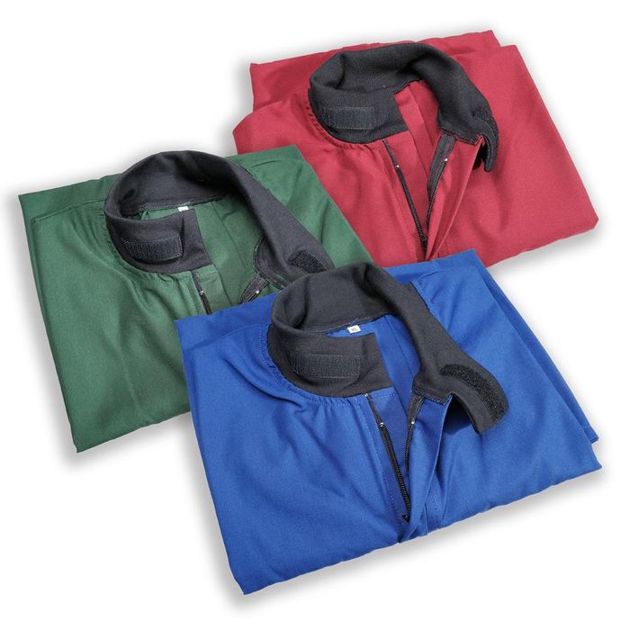 Blue Short Sleeve Woodturning Jacket Size XXXL