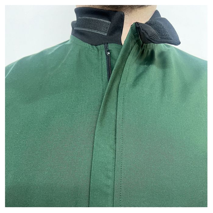 Green Long Sleeve Woodturning Jacket Size M