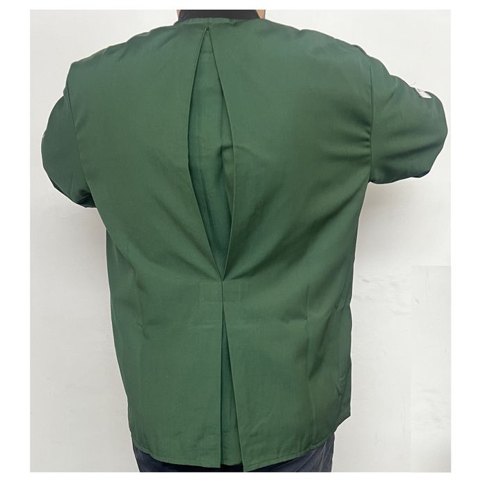 Green Long Sleeve Woodturning Jacket Size M