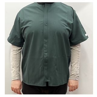 Green Short Sleeve Woodturning Jacket Size S