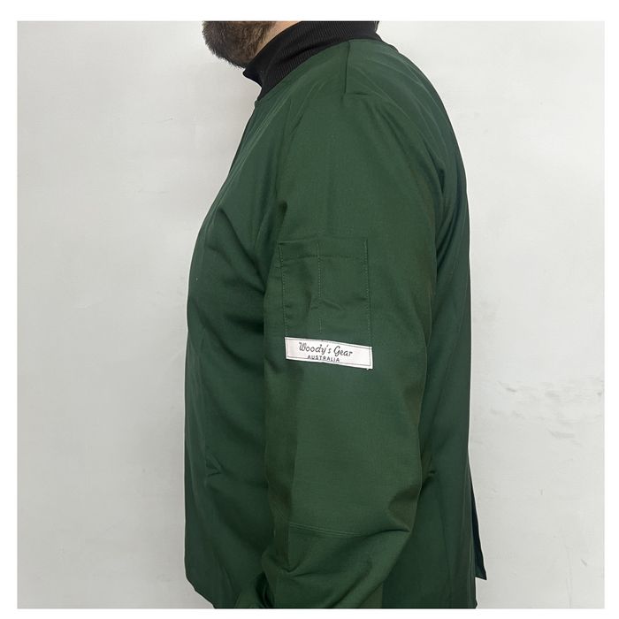 Blue Long Sleeve Woodturning Jacket Size XXXL