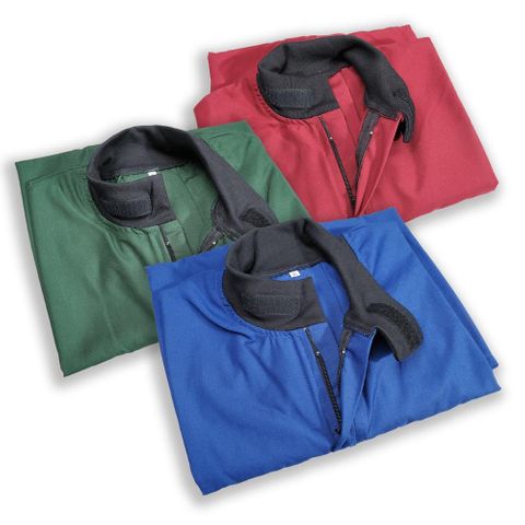 Burgundy Long Sleeve Woodturning Jacket Size XL