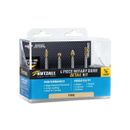 Kutzall 4 Piece Rotary Burr Fine Detail Kit for 1/8" Grinders