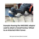 Kutzall Contour Wheel Adapter for the Arbortech Mini Carver&trade;