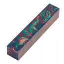 Resin Pen Blank - 22 x 22 x 127mm - Pomegranate Martini Rhino Blank