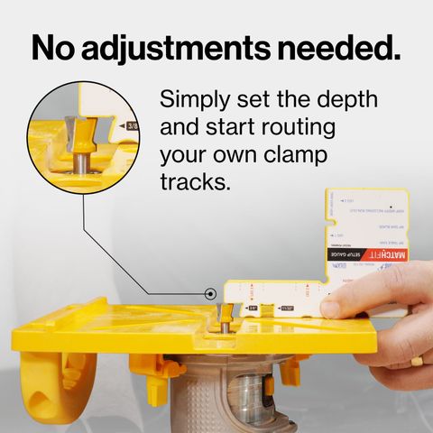 MicroJig MatchFit Grid Routing Guide - jig only