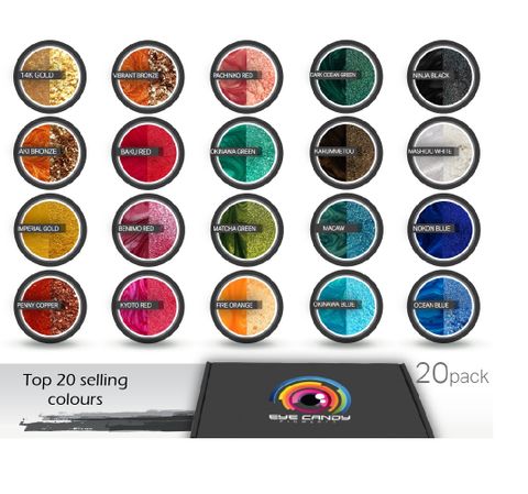 Eye Candy 20 x 5g samples - Top 20 Selling Colours