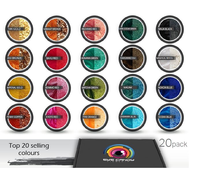 Eye Candy 20 x 5g samples - Top 20 Selling Colours
