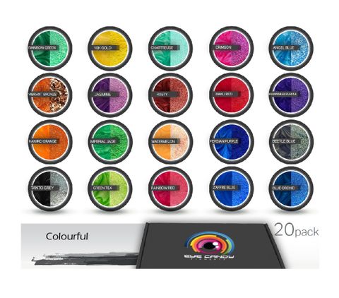 Eye Candy 20 x 5g samples - Colourful Variety