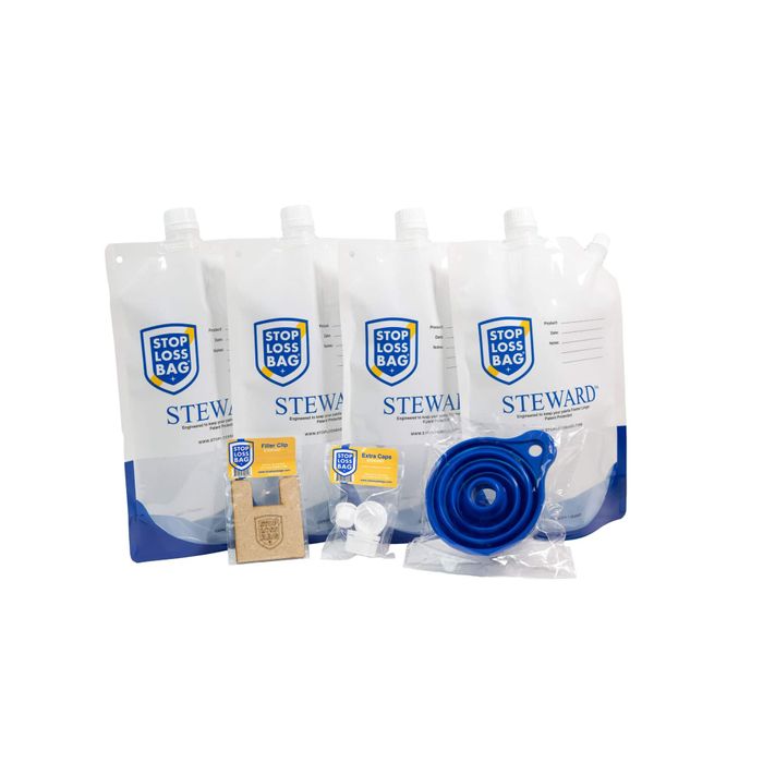 StopLossBags Steward DIY Bundle with funnel & filler clip