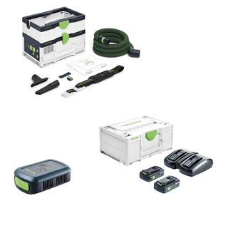 Cordless mobile dust extractor CTMC SYS with 4Ah Energy Set