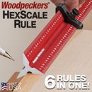 Woodpeckers Hexscale Rule - 300mm (12") & Stop