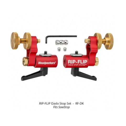 Woodpeckers Rip-Flip Dado Stop Set - Fits Sawstop