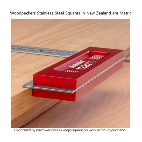 Woodpeckers Stainless Steel Square - 150mm