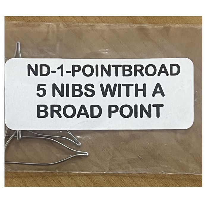 Pointed Nibs Broad Gauge suit ND-1 (Pkt/5) ***