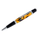 Chrome & Black Sierra Twist Pen Kit - Pack of 10