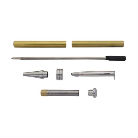 Chrome Streamline Pen Kit single