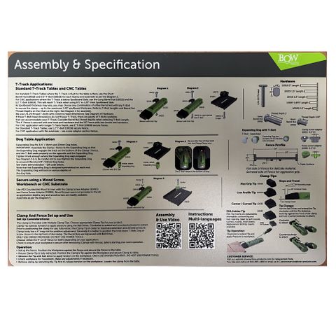 BOW Low Profile Clamp Kit