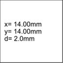 Premium Carbide Inserts 14.00x2.0mm Square - Pk10