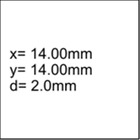 Premium Carbide Inserts 14.00x2.0mm Square - Pk10