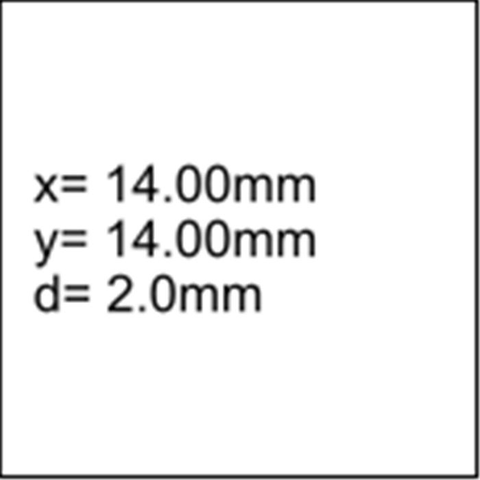 Premium Carbide Inserts 14.00x2.0mm Square - Pk10