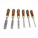 Narex Wood Line Plus Series 6pc Bevel Edge Chisel Set in Wooden Case