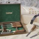 Narex Wood Line Plus Series 6pc Bevel Edge Chisel Set in Wooden Case