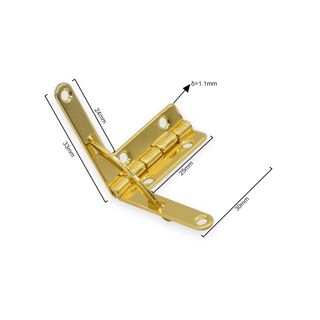 Gold hinge for wooden pen box x 1