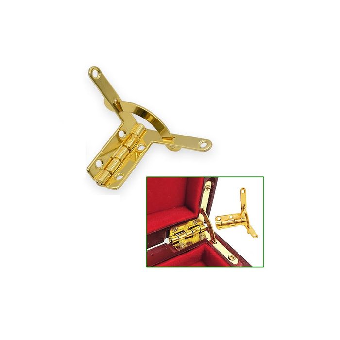 Gold hinge for wooden pen box x 1