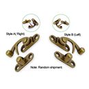 Antique Bronze hinge & hook kit x 1