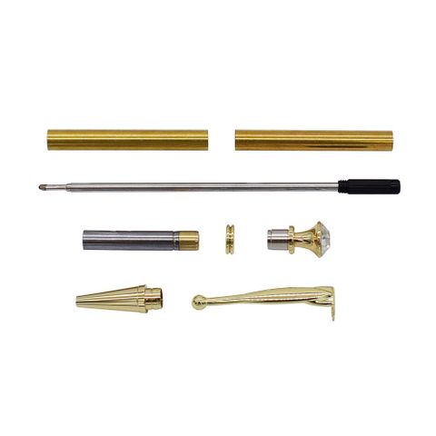 Gold Fancy "Lady" Slimline Pen Kit - Pack of 1