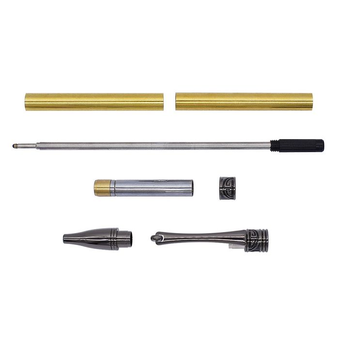 Gun Metal Cyclotron Pen Kit - Pack of 1