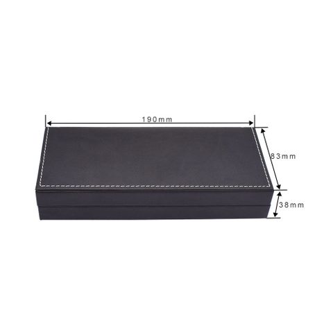 Black PU Leather Pen Box