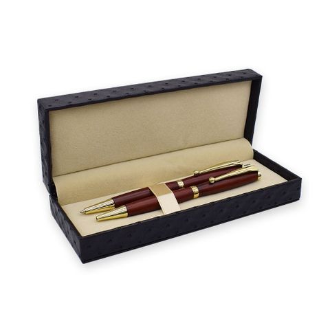 Black PU Leather Pen Box